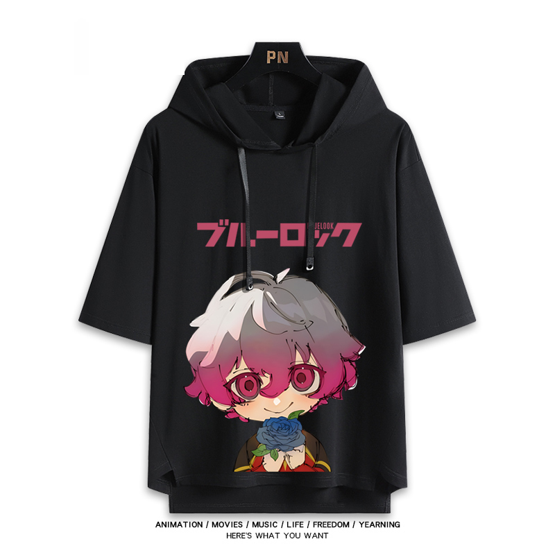 藍色監獄 連帽短袖T恤-ZUIHANG SHOP