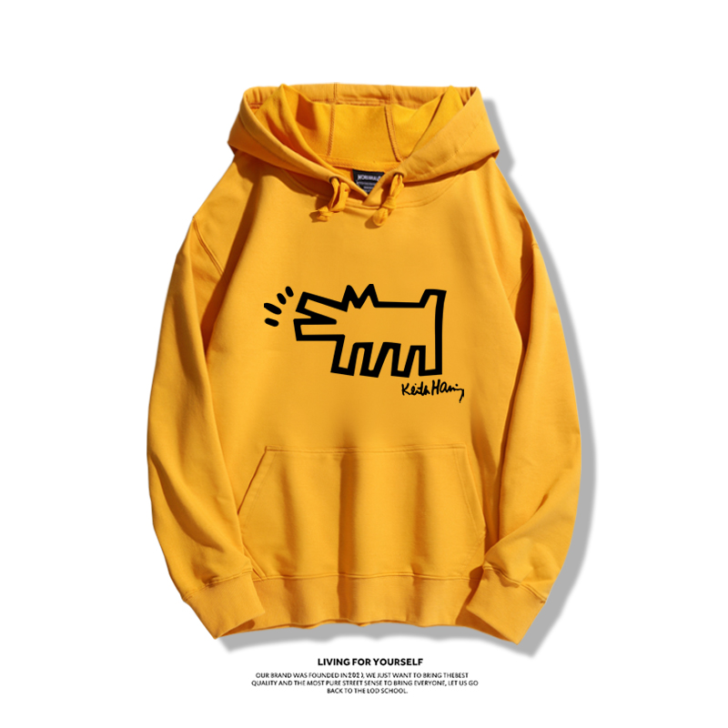 keith haring新款 親子情侶男女款連帽衛衣-ZUIHANG SHOP