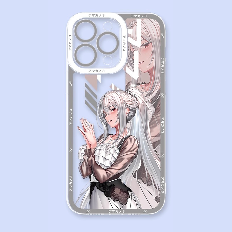 甜蜜女友天使眼透明防摔軟殼