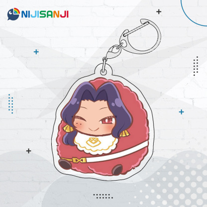 Luxiem彩虹社全員同人週邊 NIJISANJI EN 雙面夾層鑰匙扣掛件吧唧