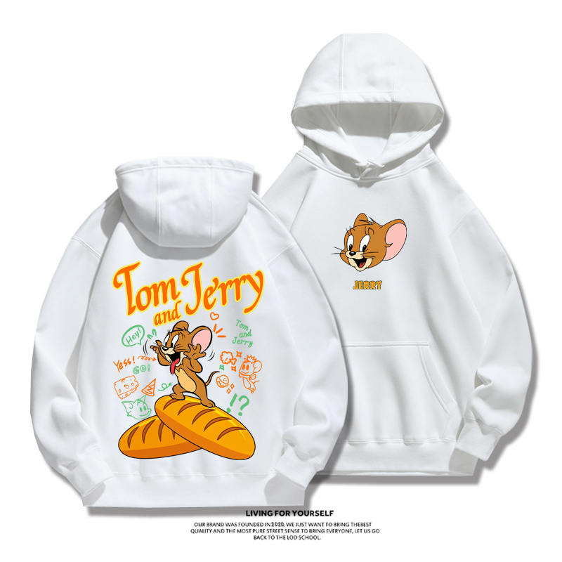 湯姆貓與傑利鼠新款 親子情侶男女款連帽衛衣-ZUIHANG SHOP
