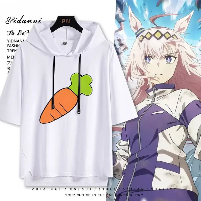 賽馬娘新款 親子情侶男女款連帽短袖T恤-ZUIHANG SHOP