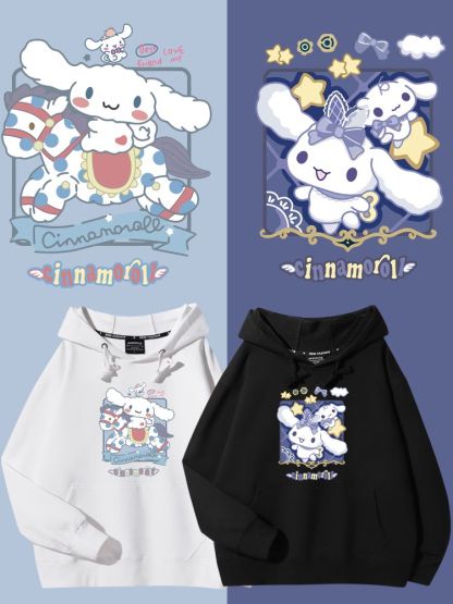 大耳狗新款 親子情侶男女款連帽衛衣