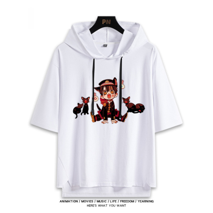 地縛少年花子君  連帽短袖T恤-ZUIHANG SHOP