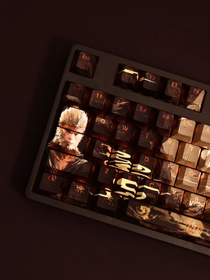 黑神話悟空透光RGB108鍵標準配列衛星軸鍵帽