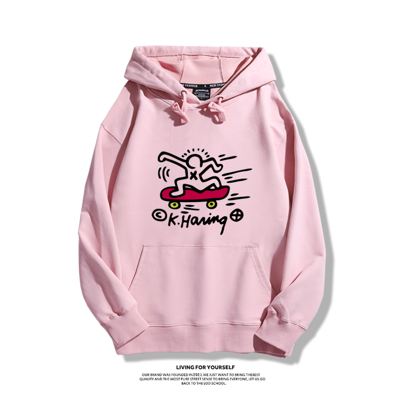 keith haring新款 親子情侶男女款連帽衛衣-ZUIHANG SHOP
