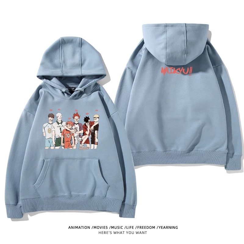 排球少年新款 親子情侶男女款連帽衛衣-ZUIHANG SHOP