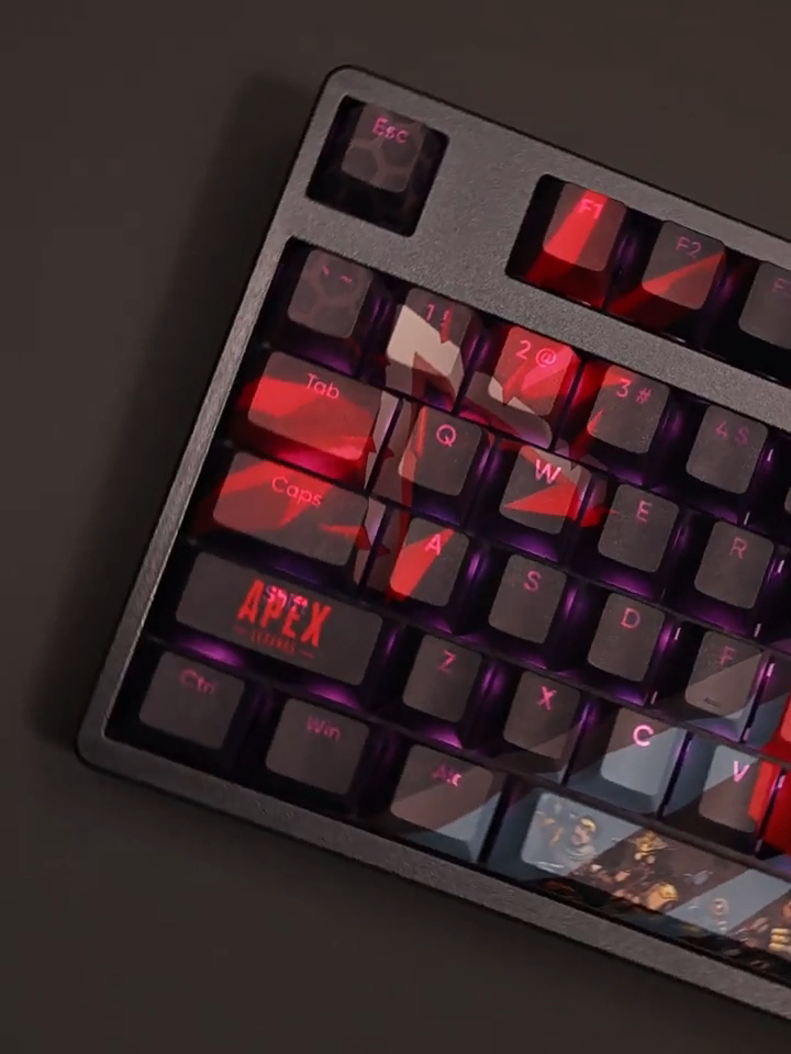 APEX透光RGB108鍵標準配列衛星軸鍵帽