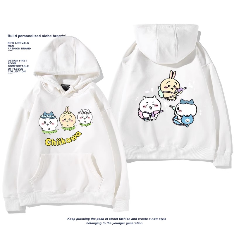 Chiikawa新款 親子情侶男女款連帽衛衣-ZUIHANG SHOP