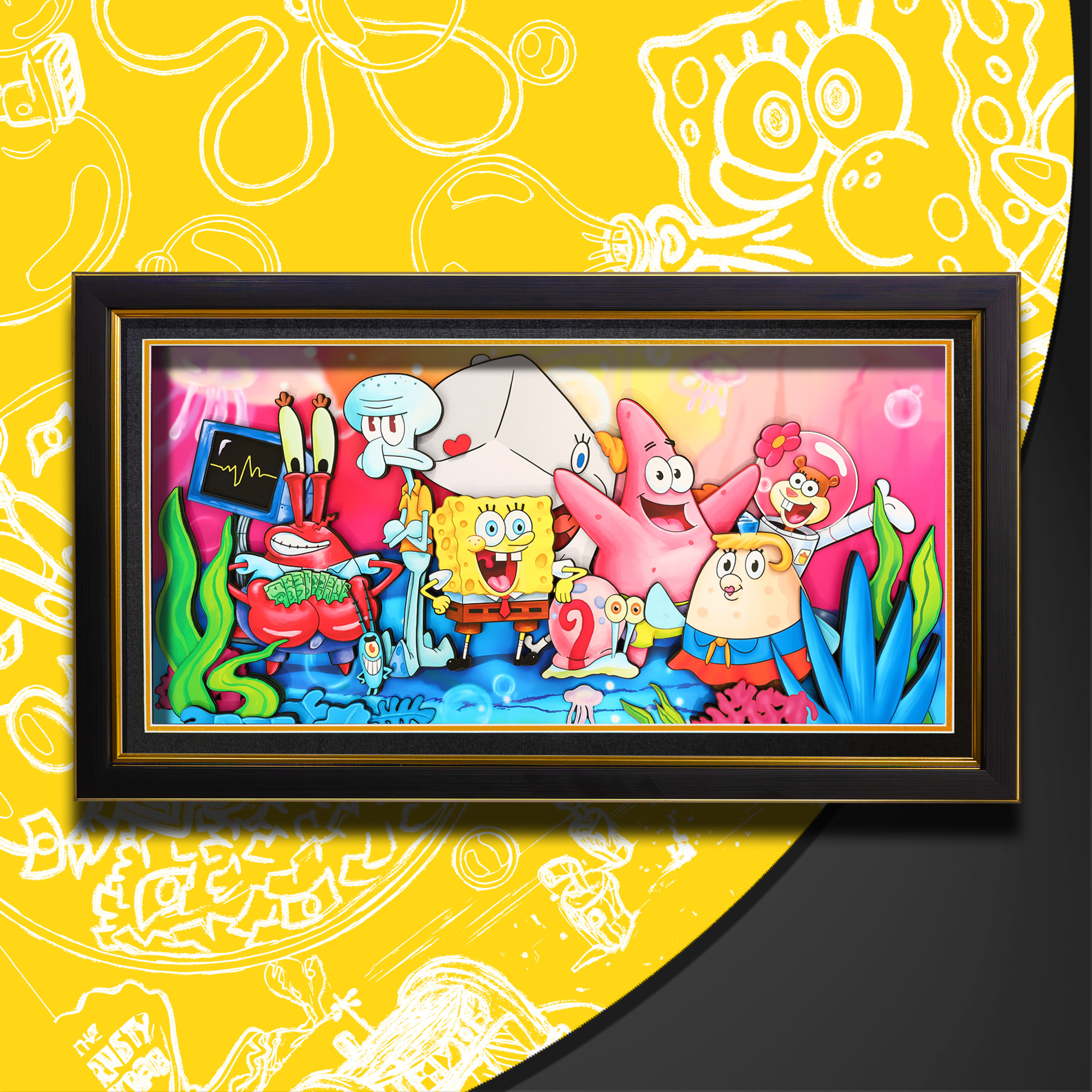 海綿寶寶 3D立體畫-ZUIHANG SHOP