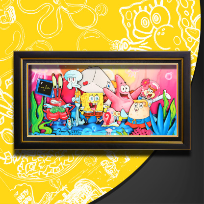 海綿寶寶 3D立體畫-ZUIHANG SHOP