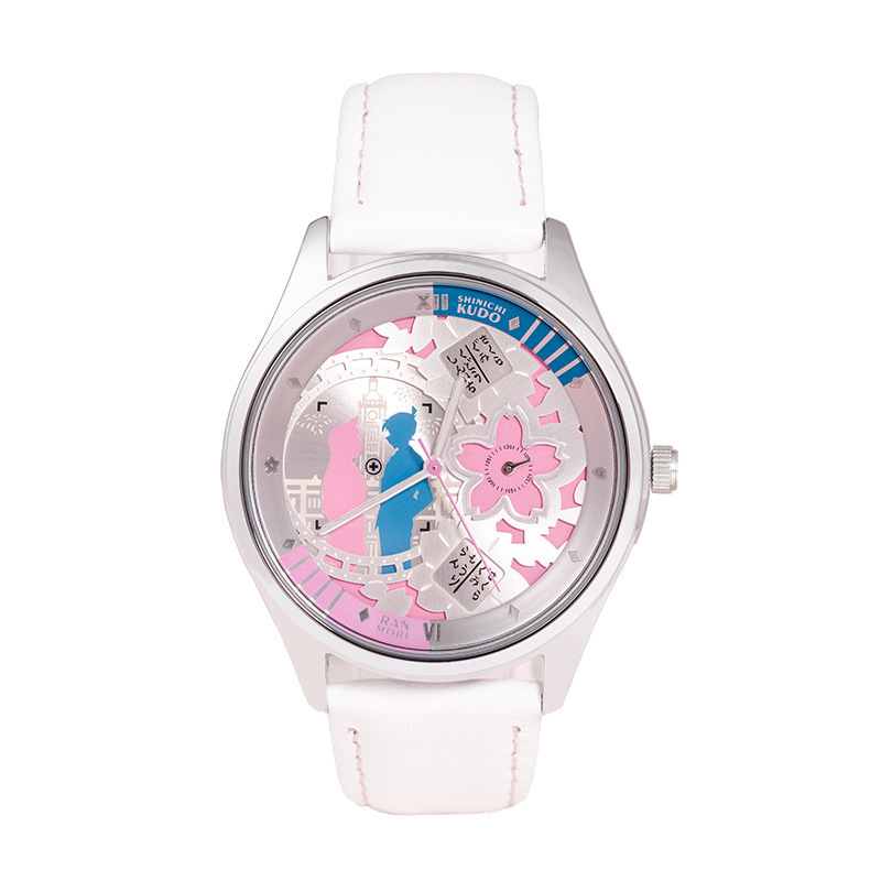 名偵探柯南系列 正版授權柯南灰原哀四針石英錶-ZUIHANG SHOP