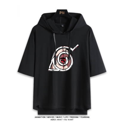 火影忍者 連帽短袖T恤