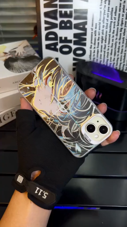 崩壞:星穹鐵道彩銀線條漸變防摔手機殼