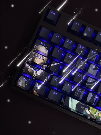 安卡希雅透光RGB108鍵標準配列衛星軸鍵帽