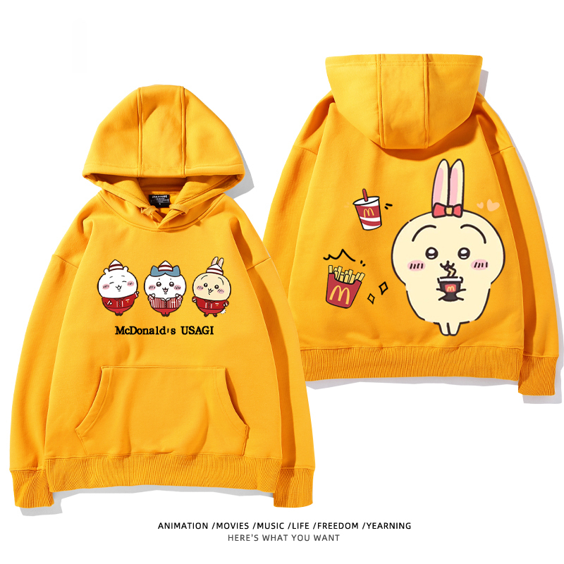 Chiikawa新款 親子情侶男女款連帽衛衣-ZUIHANG SHOP