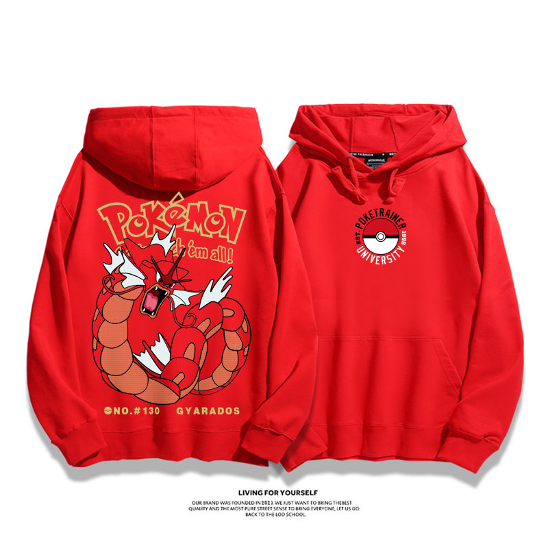 寶可夢新款 親子情侶男女款連帽衛衣-ZUIHANG SHOP