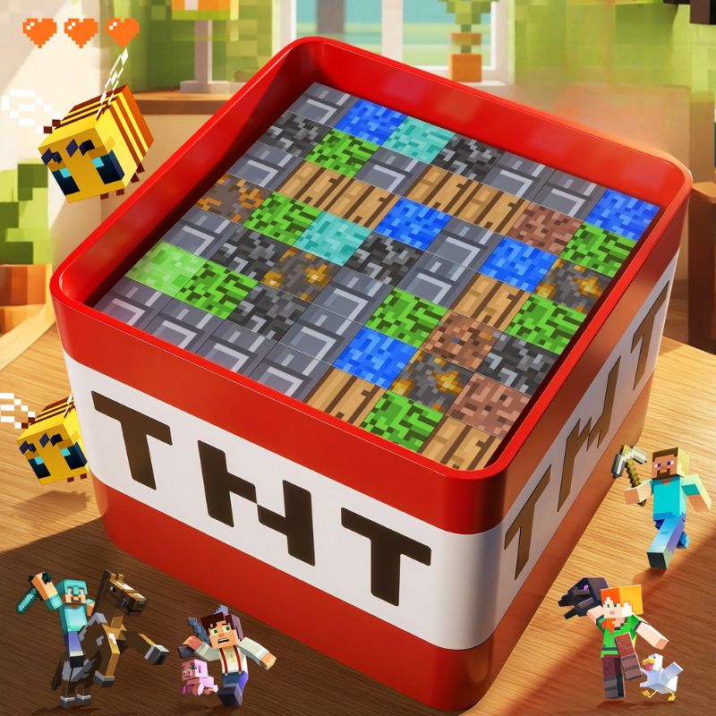 麥塊磁力方塊 迷你益智兒童玩具