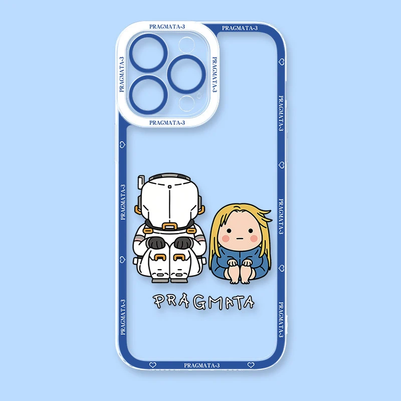人機迷網天使眼透明手機殼