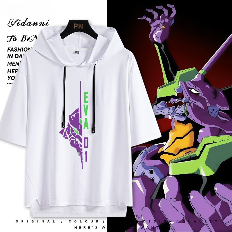 EVA福音戰士 連帽短袖T恤-ZUIHANG SHOP