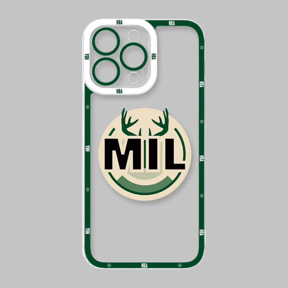 NBA隊徽天使眼透明防摔軟殼-ZUIHANG SHOP