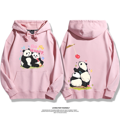 花花果賴熊貓新款 親子情侶男女款連帽衛衣-ZUIHANG SHOP