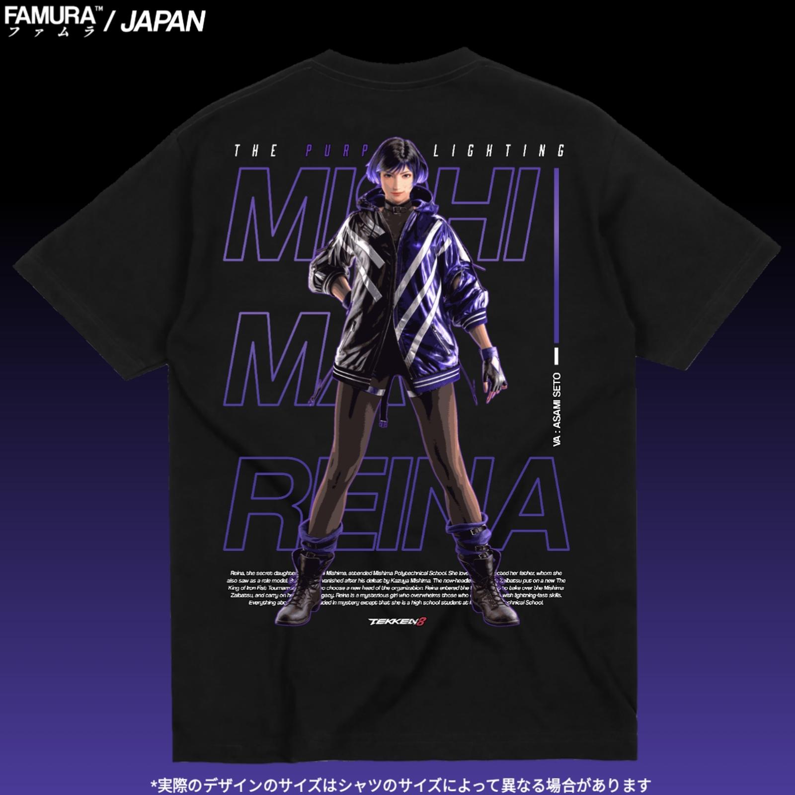 三島麗奈 鐵拳8「拳頭與命運」遊戲主題T恤