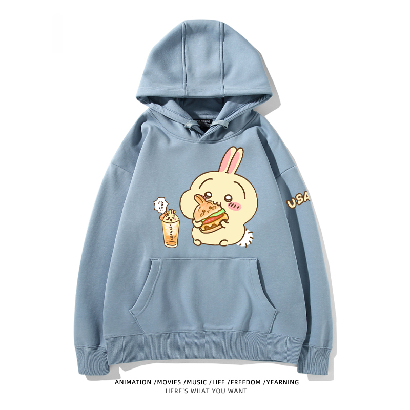 Chiikawa新款 親子情侶男女款連帽衛衣-ZUIHANG SHOP