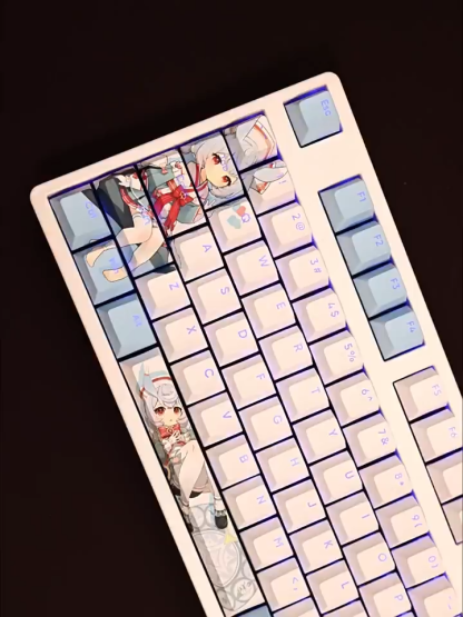 希格雯透光RGB108鍵標準配列衛星軸鍵帽