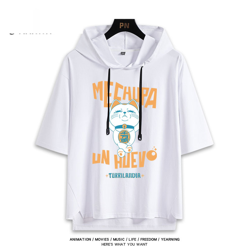 膽大黨新款 親子情侶男女款連帽短袖T恤-ZUIHANG SHOP