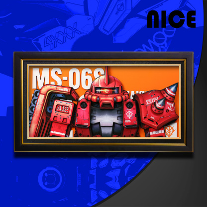 機動戰士鋼彈 3D立體畫-ZUIHANG SHOP