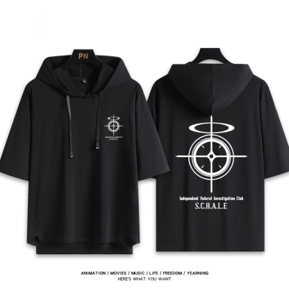 蔚藍檔案 鬼方佳代子 連帽短袖T恤-ZUIHANG SHOP