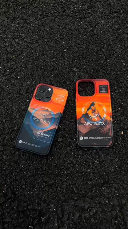 始祖鳥雙層膚感鐳射磁吸手機殼