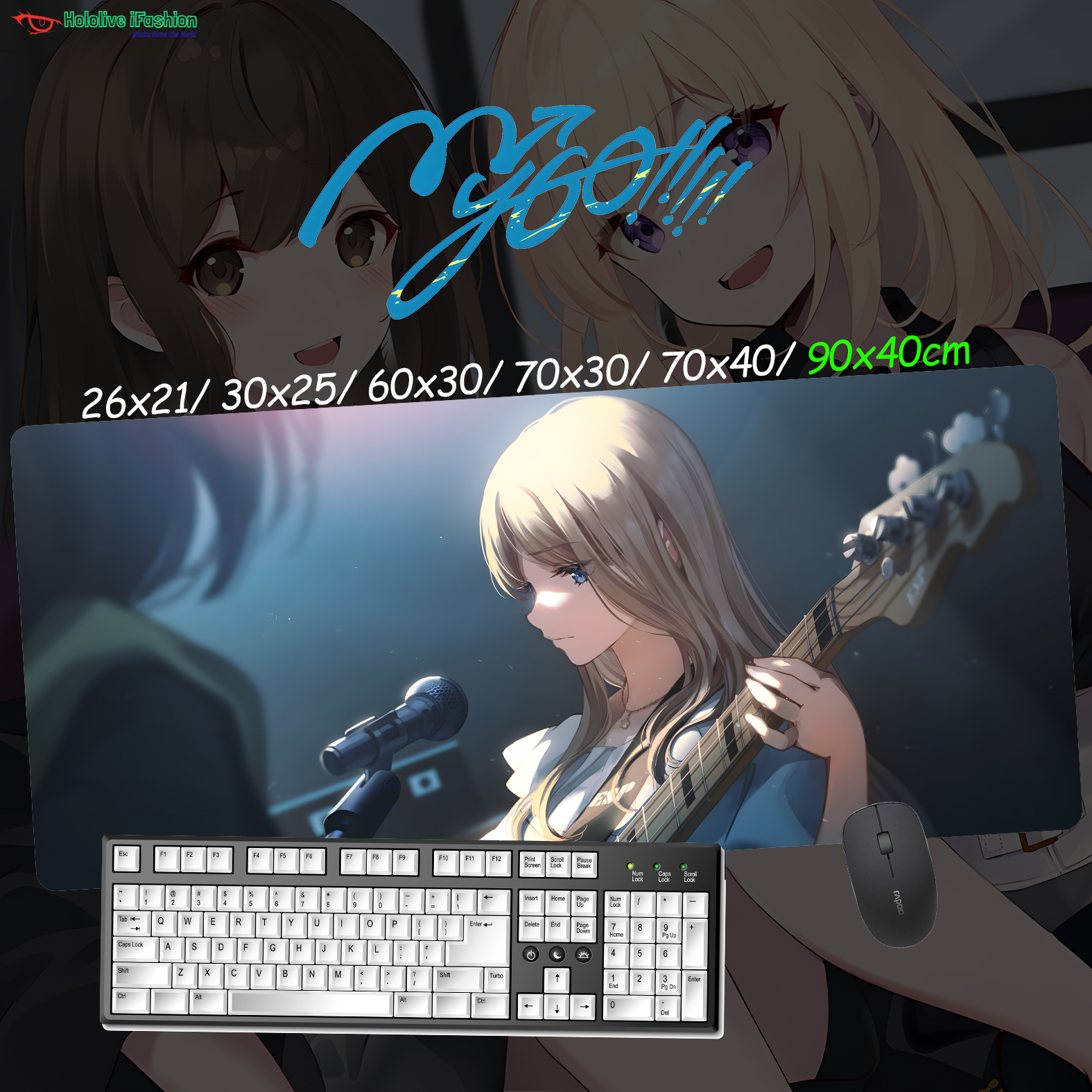 BanG Dream! It's MyGO!!!!! 超大鎖邊主題桌墊 布質滑鼠墊