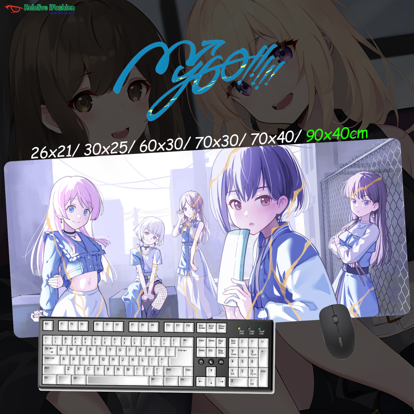 BanG Dream! It's MyGO!!!!! 超大鎖邊主題桌墊 布質滑鼠墊