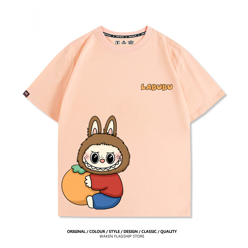 Labubu美式潮牌 印花短袖T恤-ZUIHANG SHOP