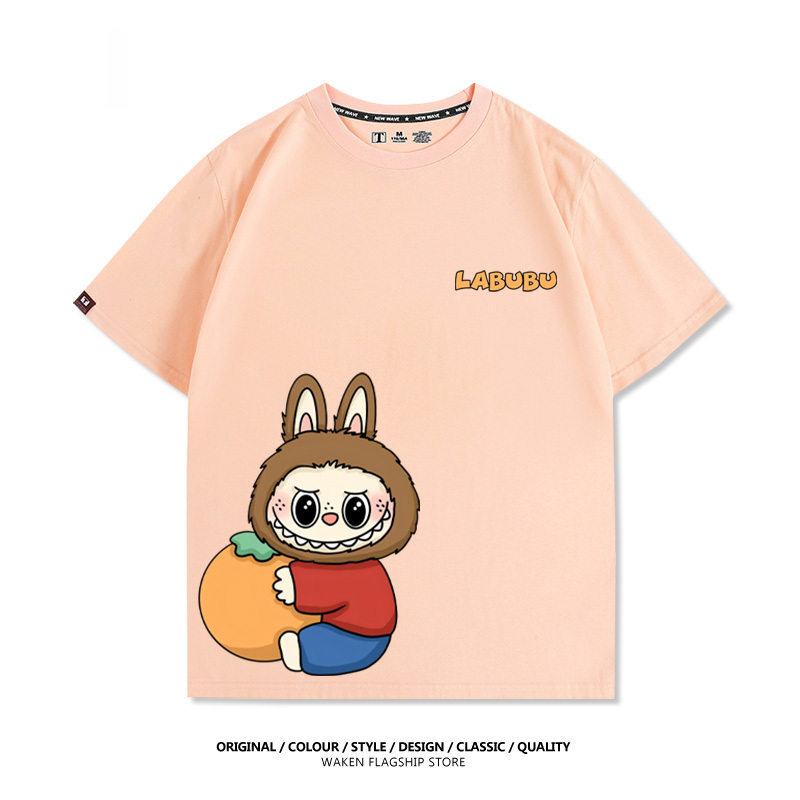 Labubu美式潮牌 印花短袖T恤-ZUIHANG SHOP
