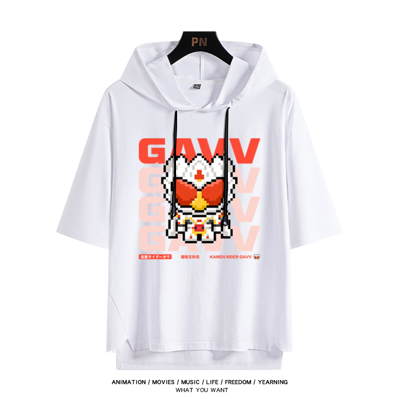 假面動漫騎士 連帽短袖T恤-ZUIHANG SHOP