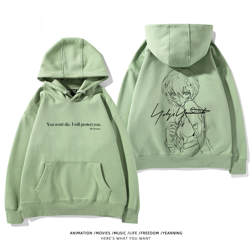 新世紀福音戰士新款 親子情侶男女款連帽衛衣-ZUIHANG SHOP