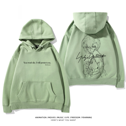 新世紀福音戰士新款 親子情侶男女款連帽衛衣-ZUIHANG SHOP