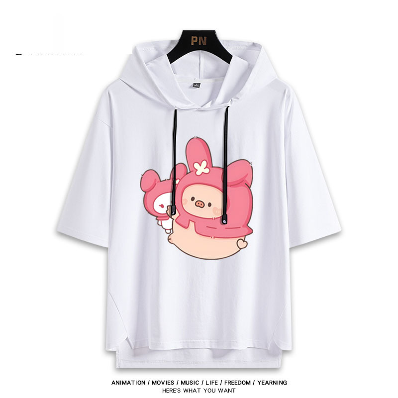 LULU豬聯名三麗鷗 連帽短袖T恤-ZUIHANG SHOP