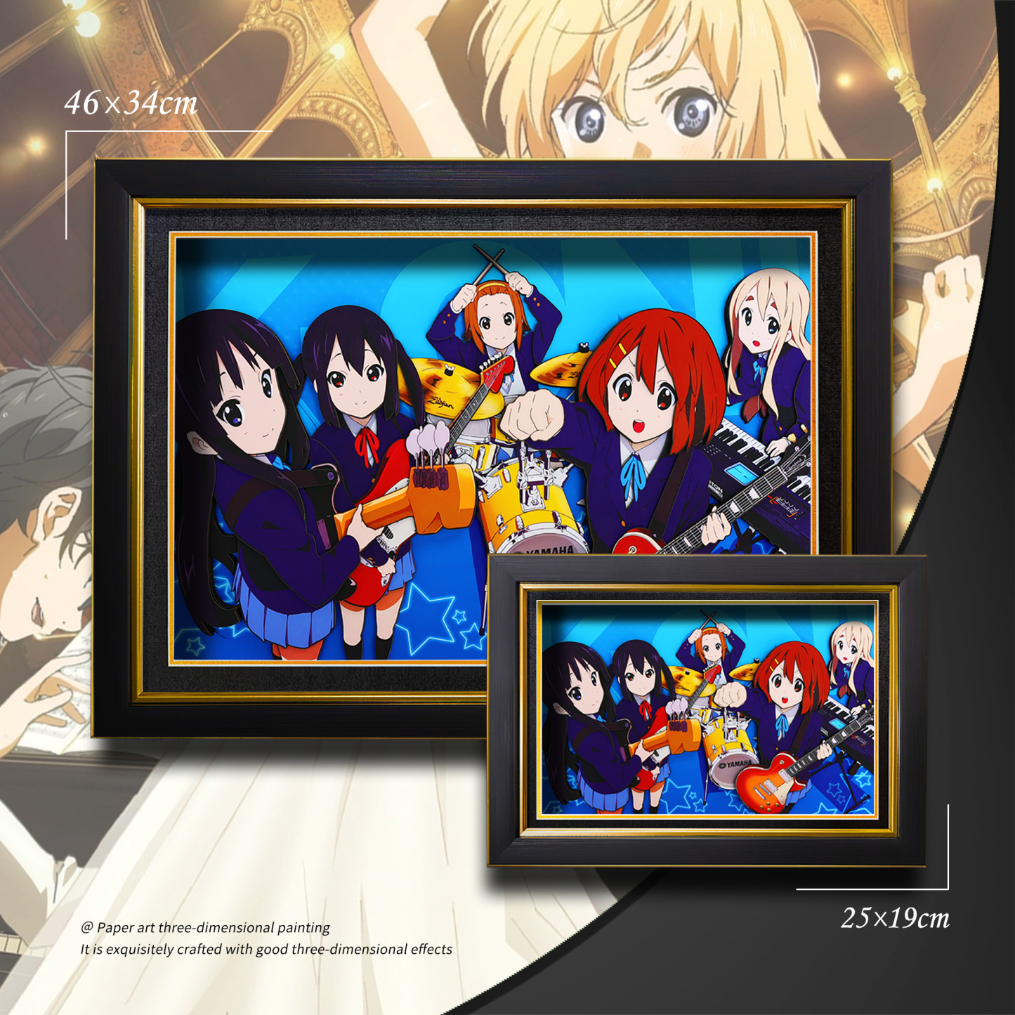 輕音少女 3D立體畫-ZUIHANG SHOP