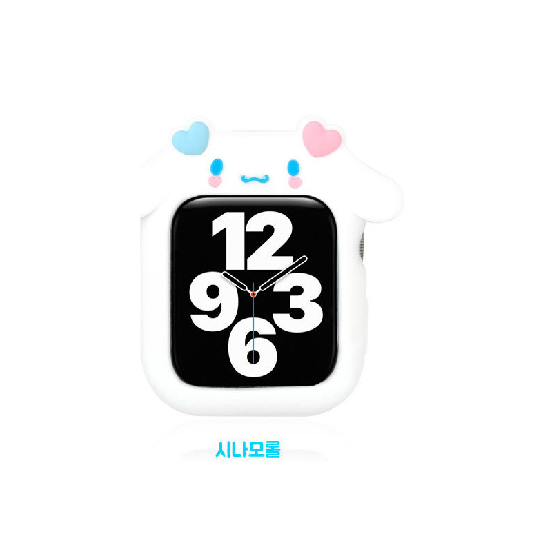 三麗鷗適用iwatch蘋果手錶硅膠保護套applewatch6代7/SE/5/4/3/2