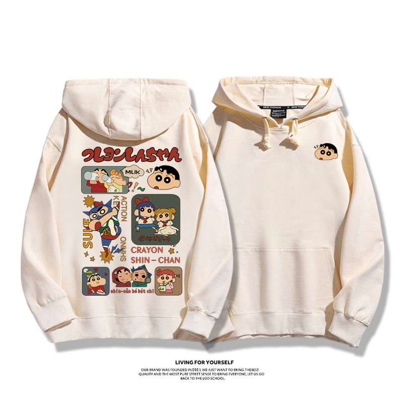 蠟筆小新新款 親子情侶男女款連帽衛衣-ZUIHANG SHOP