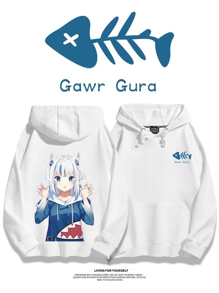 Gawr Gura 2025秋冬新款 親子情侶男女連帽衛衣-ZUIHANG SHOP