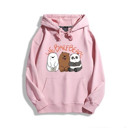 咱們三只裸熊聯名nasa新款 親子情侶男女款連帽衛衣-ZUIHANG SHOP