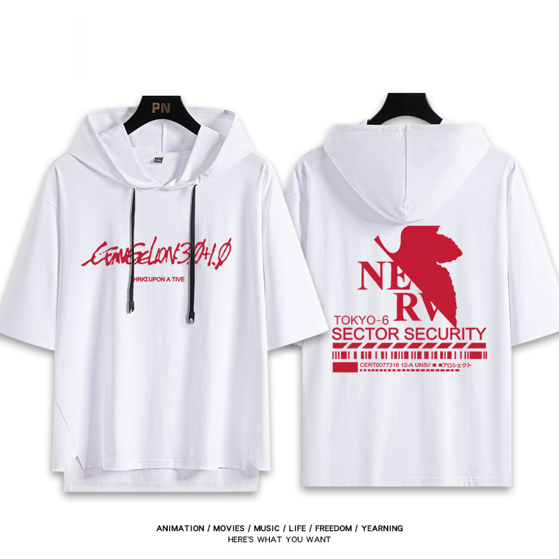 EVA福音戰士 連帽短袖T恤-ZUIHANG SHOP