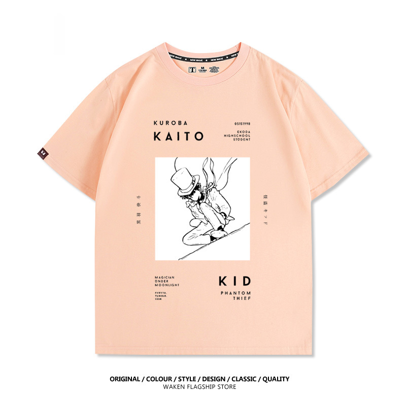 怪盜基德 2025親子情侶男女同款 印花短袖T恤