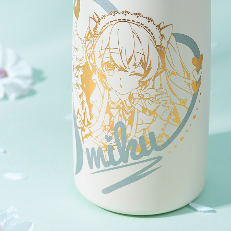 幸運石官方初音未來正版授權初音未來和風保溫杯 不鏽鋼保溫杯-ZUIHANG SHOP