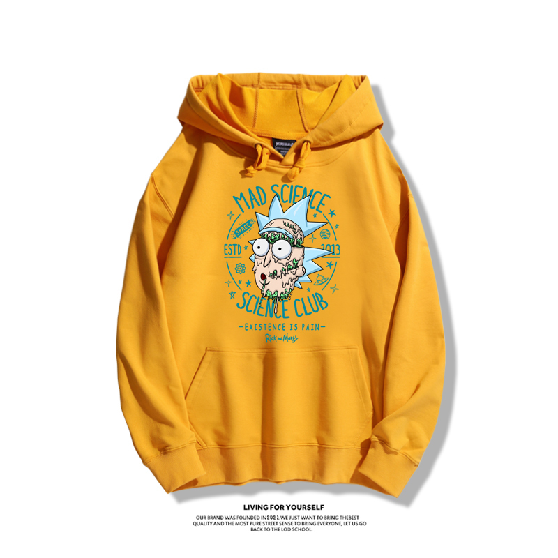 瑞克和莫蒂新款 親子情侶男女款連帽衛衣-ZUIHANG SHOP